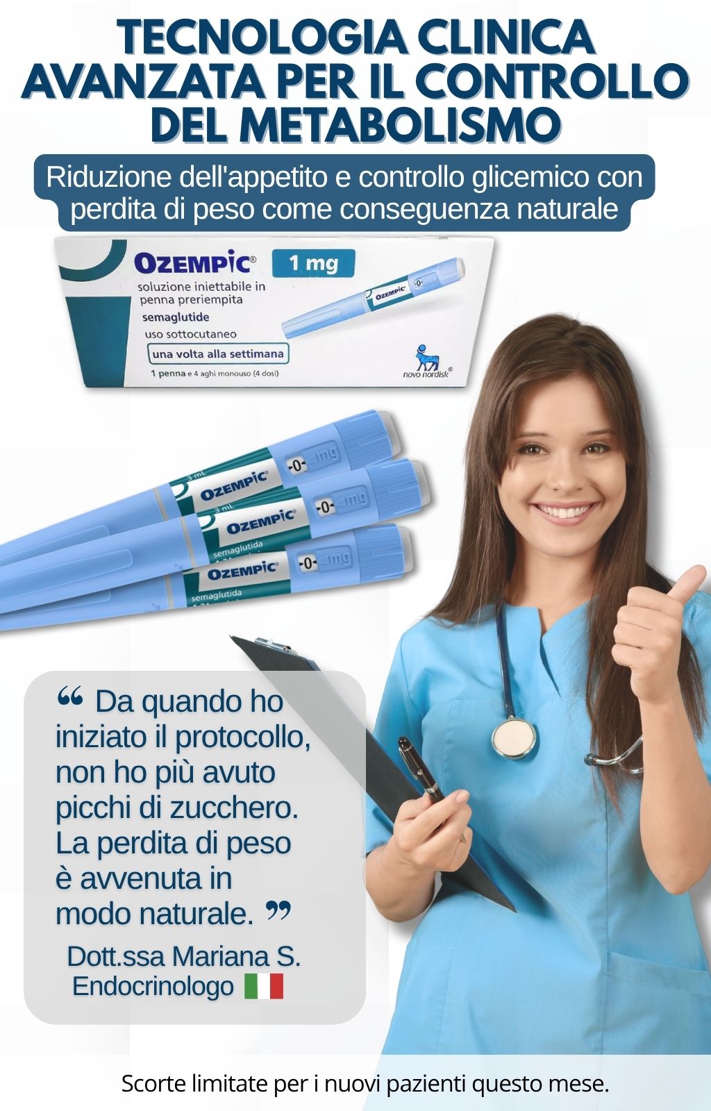 Tecnologia clinica avanzata per il controllo del metabolismo